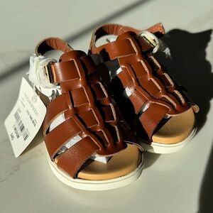 Brand new brown toddler sandals